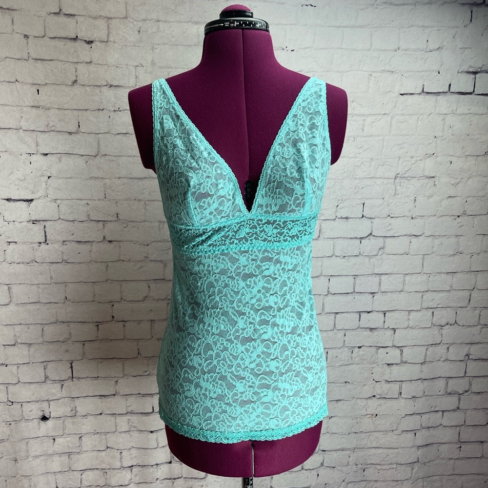 Victoria’s Secret size medium blue lace cami